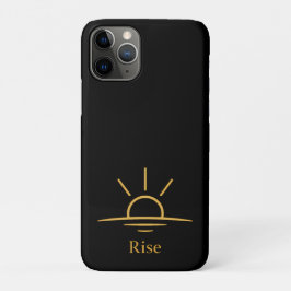 Erwachen — Minimalistischer Sonnenaufgang Case-Mate iPhone Hülle