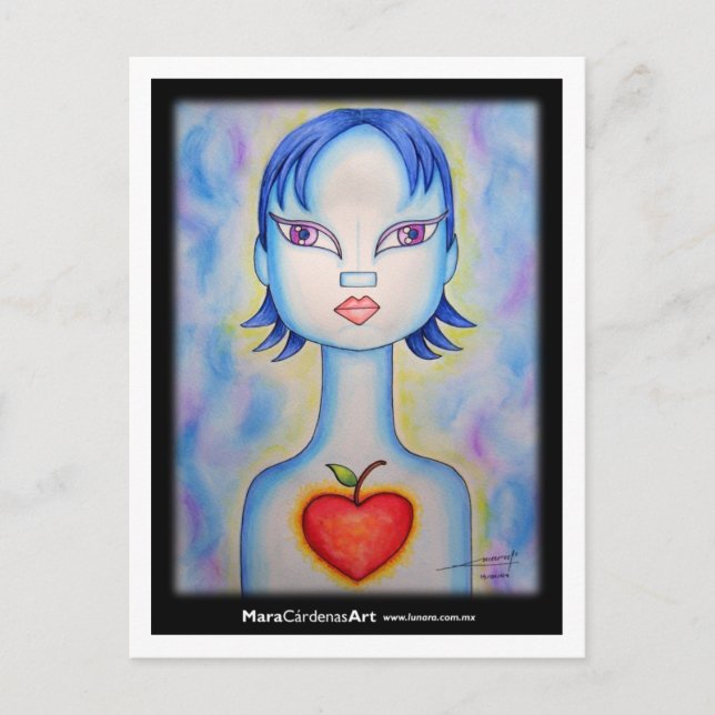 Erwachen Postkarte (Vorderseite)