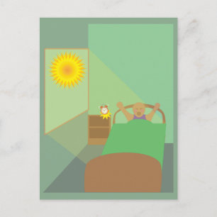 Erwachen Postkarte