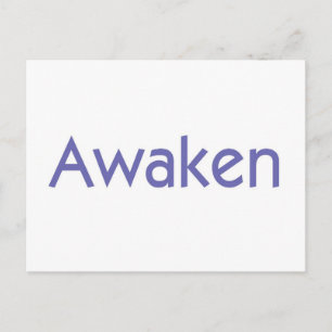 erwachen postkarte