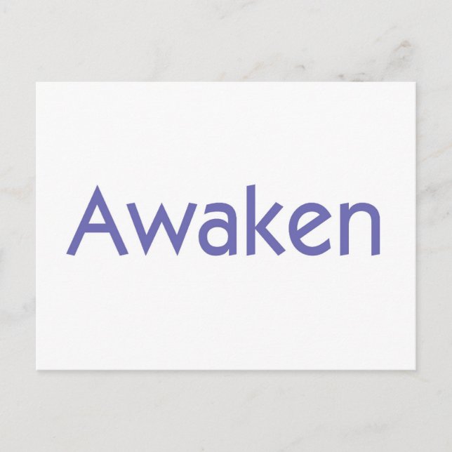 erwachen postkarte (Vorderseite)