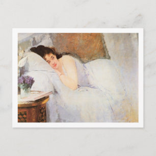 Erwachende Frau, 1876 (Öl auf Leinwand) Postkarte