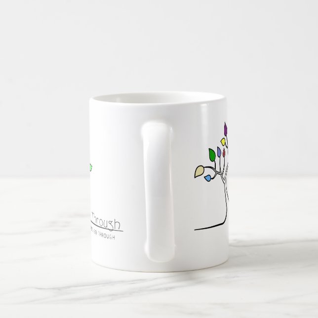 Erwachsen durch das, was Sie durchmachen Kaffeetasse (Henkel)