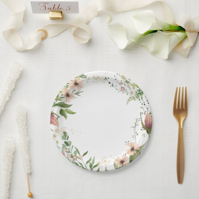 Erwachsen wie ein Unkrautgeburt, Pappteller (Hochzeit)