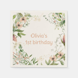 Erwachsen wie ein Unkrautgeburt, Serviette