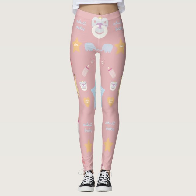 Erwachsene Baby-Leggings | ABDL | Baby4Life | Leggings (Vorderseite)