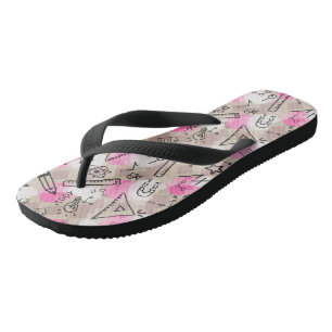 Erwachsene Badesandalen, breite Riemen Flip Flops