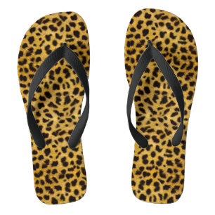 Erwachsene, breite Riemen Flip Flops/Leopardenmust Flops