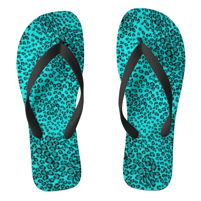 Erwachsene, breite Streifen Flip Flops/Leopard Pri Flops (Fußbett)
