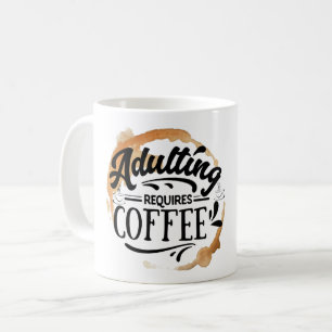 ERWACHSENE ERFORDERN KAFFEE - KAFFEE-LIEBE KAFFEETASSE