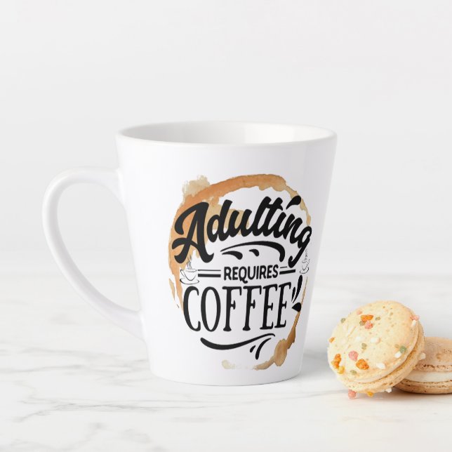 ERWACHSENE ERFORDERN KAFFEE - KAFFEE-LIEBE MILCHTASSE (Beispiel)