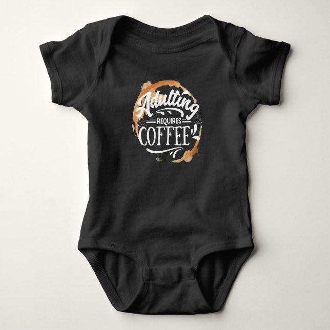 ERWACHSENE ERFORDERN KAFFEE - KAFFELOVER T - Shirt (Vorderseite)