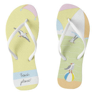 Erwachsene Flip Flops "Beach bitte" Flip Flops