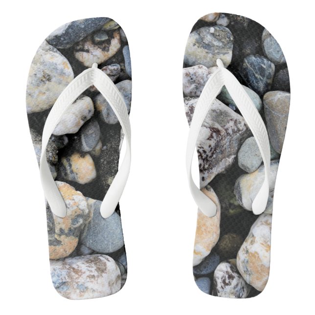 Erwachsene Flip Flops, breite Streifen Flops (Fußbett)