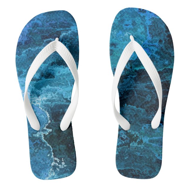 Erwachsene Flip Flops, breite Streifen Flops (Fußbett)
