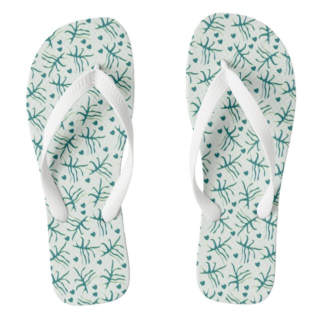 Erwachsene Flip Flops, breite Streifen Flops (Fußbett)