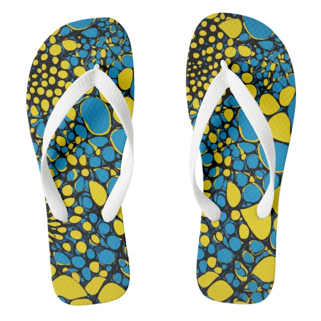Erwachsene Flip Flops, breite Streifen Flops (Fußbett)