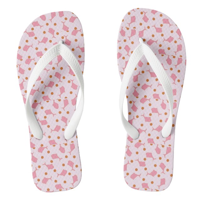 Erwachsene Flip Flops, breite Streifen Flops (Fußbett)