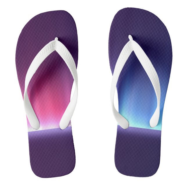 Erwachsene Flip Flops, breite Streifen Flops (Fußbett)