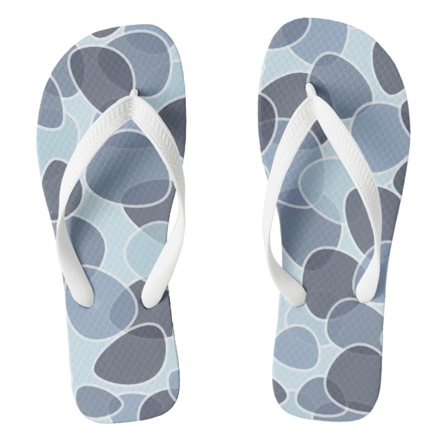 Erwachsene Flip Flops, breite Streifen Flops (Fußbett)