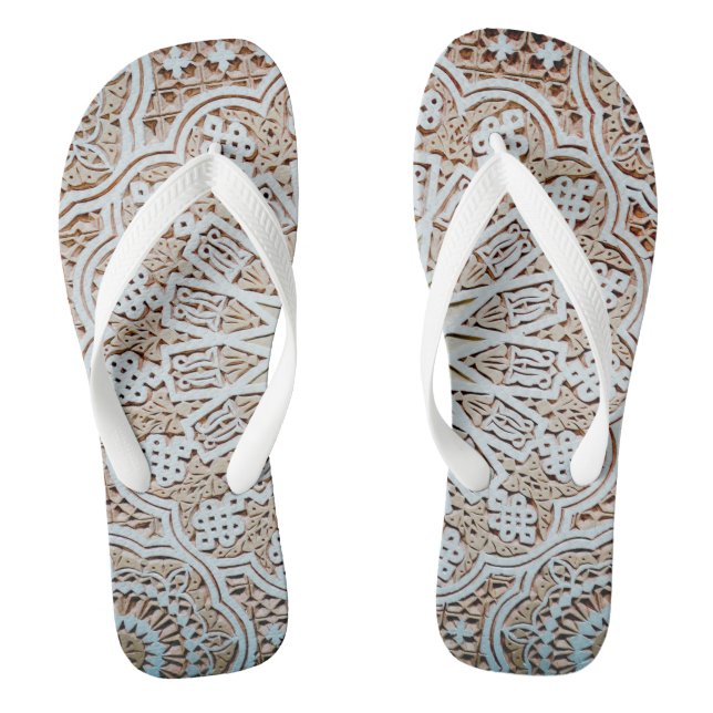 Erwachsene Flip Flops, breite Streifen Flops (Fußbett)