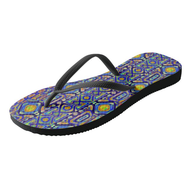 Erwachsene Flip Flops, Slim Rips Flip Flops (Schrägansicht)