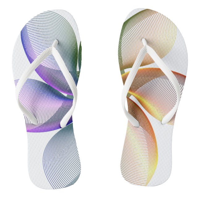 Erwachsene Flip Flops, Slim Rips Flops (Fußbett)