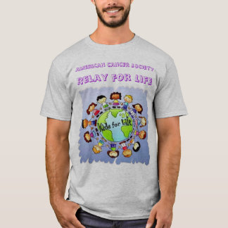 Erwachsene graue Kinder für das Leben T-Shirt