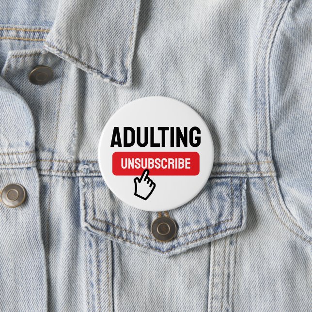 Erwachsene haben einen zähen Abbestellungs-Spaß Button (Beispiel)