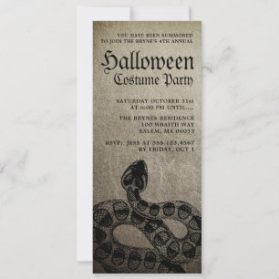 Erwachsene Halloween-Party Schluckauf Einladung
