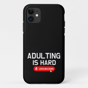 Erwachsene sind harte Abmeldung Individuelles An Case-Mate iPhone Hülle
