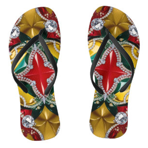 Erwachsene Slim Straps mit Los Angeles Farben Flip Flops