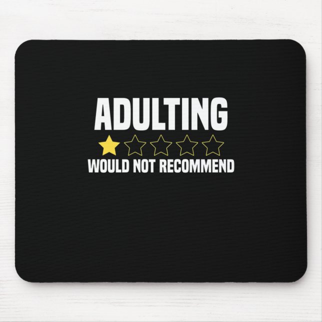 Erwachsene überbewertet mousepad (Vorne)