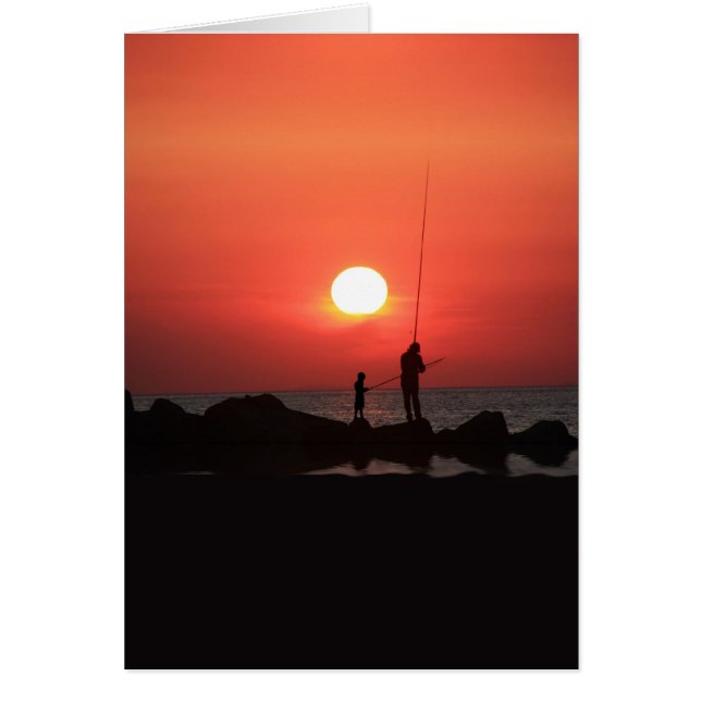 Erwachsene und Kinder bei Sonnenuntergang (Vorne)