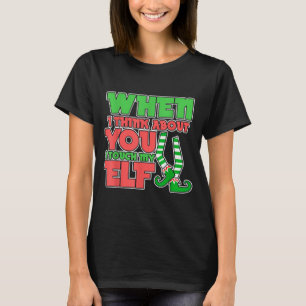 Erwachsenen Humor Weihnachten Wenn ich an dich den T-Shirt