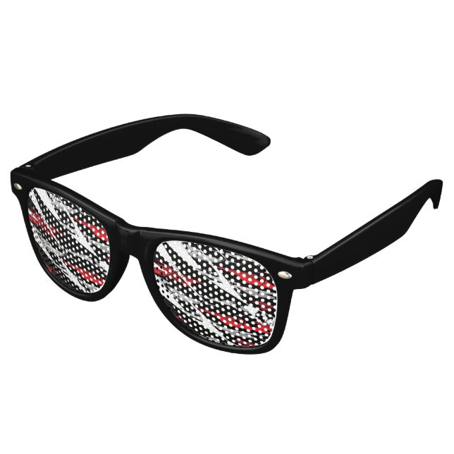 Erwachsenen Retro-Partybrillen Partybrille (Schrägansicht)