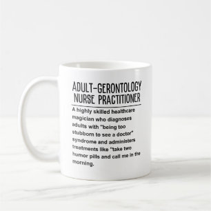 Erwachsenenarzt für Gerontologie Kaffeetasse