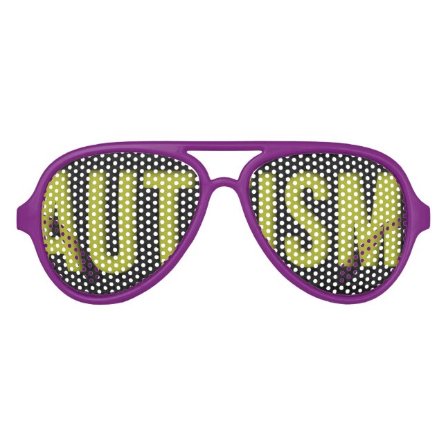 Erwachsenenbildung Aviator Shades Lila Sonnenbrille (Vorderseite)