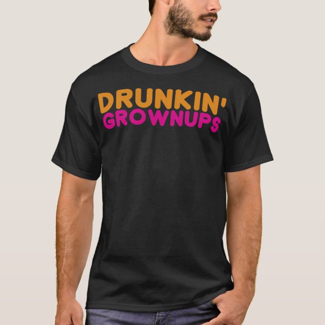 Erwachsenenbildung Männer Frauen betrunken T-Shirt (Vorderseite)