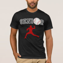 Erwachsener Baseball-Pitcher-Spieler rote Silhouet