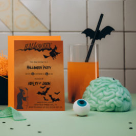 Erwachsener Beängstigender Halloween-Party Tod Einladung