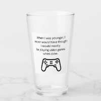 Erwachsener Bierspieler Glass Cup