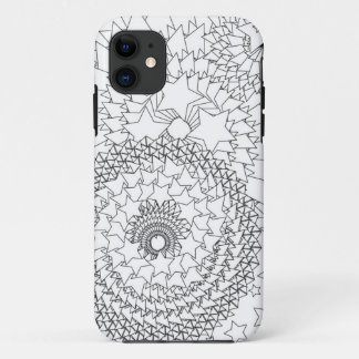 Erwachsener Farbton-geometrischer Entwurf iPhone 11 Hülle