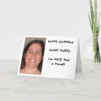 Erwachsener Geburtstag Karte
