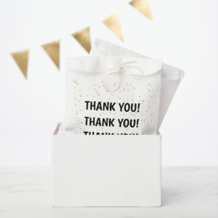 Erwachsener Geburtstag Schwarz Gold Glitter Geschenktütchen