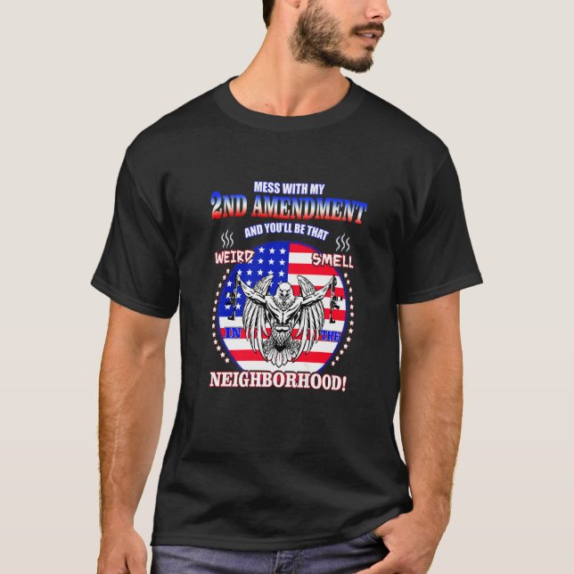 Erwachsener Humor 2. Änderung pro Pistole konserva T-Shirt (Vorderseite)