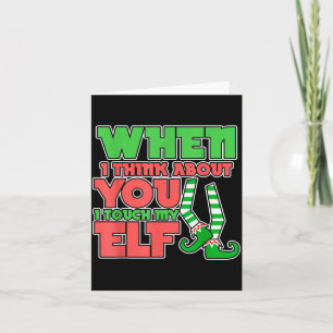Erwachsener Humor Weihnachten Wenn ich an dich den Karte