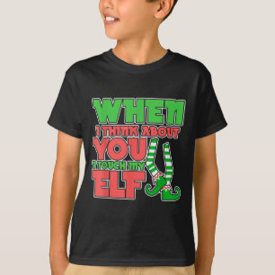 Erwachsener Humor Weihnachten Wenn ich an dich den T-Shirt