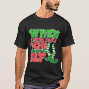 Erwachsener Humor Weihnachten Wenn ich an dich den T-Shirt