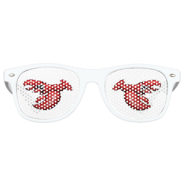 Erwachsener-Party mit rotem Hummer. Sonnenbrille (Vorderseite)
